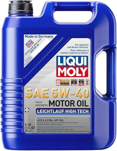 Liqui Moly Leichtlauf High Tech SAE 5W-40 | 5 L | Synthesis Technology Motor Oil | SKU: 2332 in Saudi Arabia