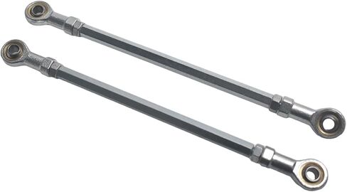 2pcs 238mm/240mm 8mm Hole Adjustable Steering Shaft Tie Rod For 49cc Electric ATV Go Kart in Saudi Arabia