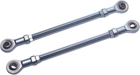 2pcs 238mm/240mm 8mm Hole Adjustable Steering Shaft Tie Rod For 49cc Electric ATV Go Kart in Saudi Arabia