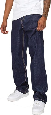 Victorious Men's Essential Baggy Wide Denim Jeans in Saudi Arabia