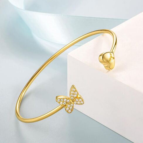 SELOVO Letter Bracelet Women Initial Bracelets Butterfly Heart Bracelets for Women in Kuwait