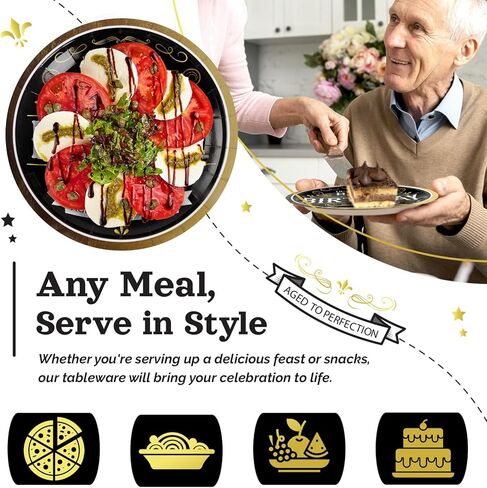 زينة حفلات عيد ميلاد الخنزير، 120 قطعة من لوازم الحفلات ذات طابع الخنزير، أدوات مائدة رائعة للاستعمال مرة واحدة تتضمن أطباق ورقية ومناديل وأكواب وقش | يخدم 24 in Kuwait