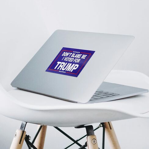 10 قطع من ملصقات ترامب ذاتية اللصق، مقاس 5.91 × 3.94 بوصة، لقد قمت بالتصويت لملصقات ترامب المقاومة للماء، ملصقات الحملة الرئاسية للسيارات والشاحنات (أزرق داكن) in Kuwait