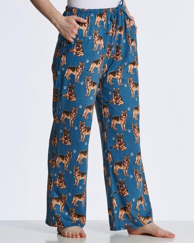 Loungewear or Sleepwear Pants German Shepherd Pajama Pants And Matching German Shepherd Socks By E & S Pets Size Large in Saudi Arabia