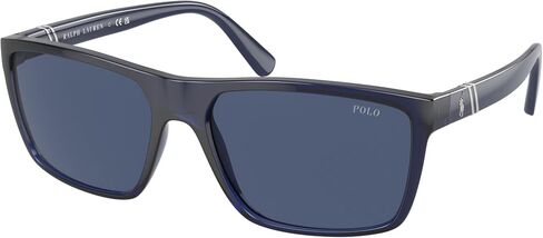 POLO RALPH LAUREN PH4133 Rectangle Sunglasses for Men + BUNDLE With Designer iWear Complimentary Eyewear Kit in Saudi Arabia