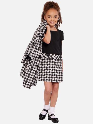 Bonnie Jean Girls 12M-16 Special Occasion Christmas Holiday Dress Coat Set in Kuwait