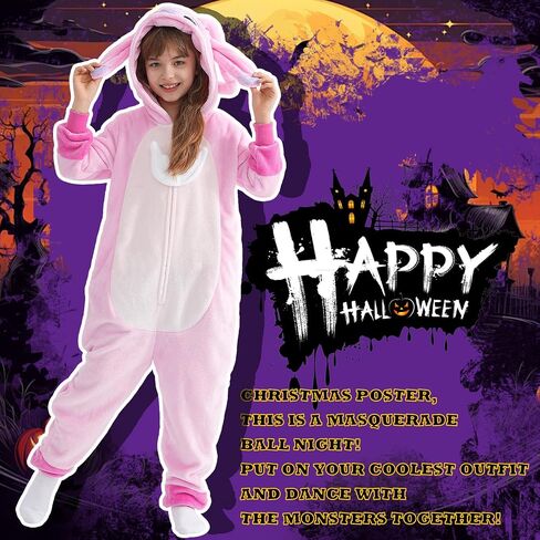Beauty Shine Onesie Cartoon Animal Costume One Piece Pajamas Cosplay Halloween Christmas Sleepwear Jumpsuit Homewear in Saudi Arabia