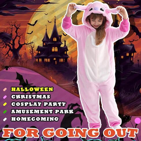 Beauty Shine Onesie Cartoon Animal Costume One Piece Pajamas Cosplay Halloween Christmas Sleepwear Jumpsuit Homewear in Saudi Arabia