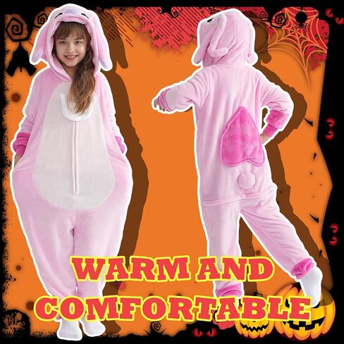 Beauty Shine Onesie Cartoon Animal Costume One Piece Pajamas Cosplay Halloween Christmas Sleepwear Jumpsuit Homewear in Saudi Arabia
