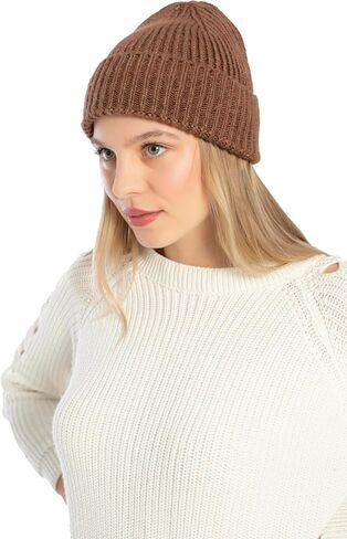 Seamless Beanie Cap, Acrylic Unisex Winter Beanie in Kuwait