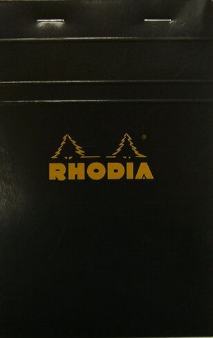 Rhodia cf11200 Notepad, No.11 (A7), 80 Sheets, Grid Ruled, Water Repellent Cover, Perforated, PEFC Certified, Block Rodia No.11 (2.9 x 4.1 inches (7.4 x 10.5 cm), Orange in Kuwait