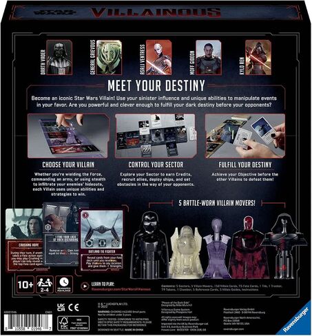 Ravensburger Star Wars Villainous: Power of The Dark Side - Engaging Strategy Game | Immersive Star Wars Universe Experience | Unique Villain Objectives | Perfect for Ages 10+, 2 - 4 Players in Saudi Arabia
