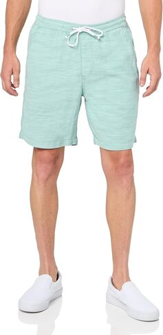 UNIONBAY Men's Marina Cotton Slub Elastic Pull-on Shorts in Kuwait
