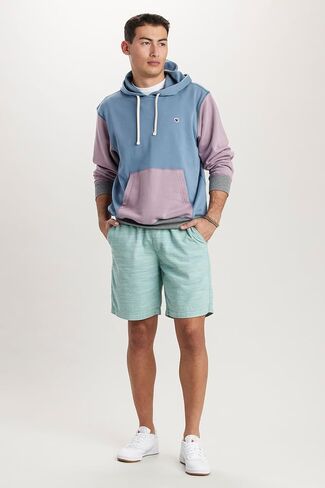 UNIONBAY Men's Marina Cotton Slub Elastic Pull-on Shorts in Kuwait