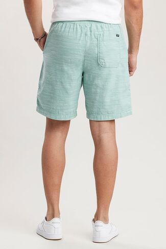UNIONBAY Men's Marina Cotton Slub Elastic Pull-on Shorts in Kuwait