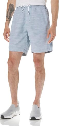 UNIONBAY Men's Marina Cotton Slub Elastic Pull-on Shorts in Saudi Arabia