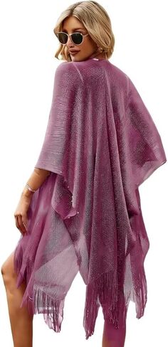 Women's Swimwear Cover Up Swimsuit Bikini Coverup Pearl Crochet Tassel in Saudi Arabia
