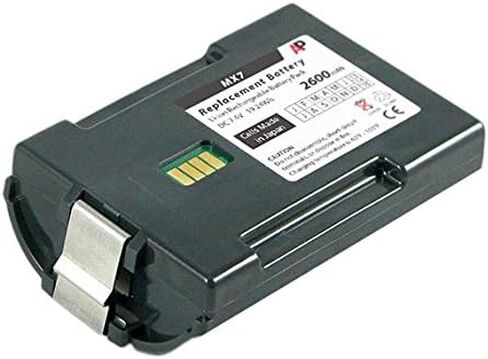 استبدال بطارية الطاقة الحرفية للماسح الضوئي هانيويل LXE MX7 Tecton | سعة ممتدة 3450 مللي أمبير في الساعة، مشبك معدني وMIL STD 810 | يستبدل MX7A380BATT، MX7382BATT، MX7392BATT، MX7394BATT، 159904-0001 in Kuwait