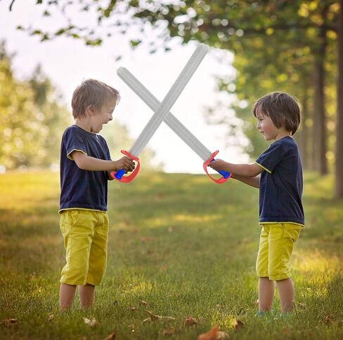 Click N' Play Multi-Pack - Large 27" Foam Swords for Kids Parties & Pretend Play - Pirate, Ninja, & Knight Swords, Set of 6 in Saudi Arabia