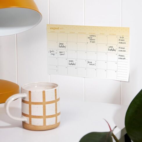 Erin Condren 2025 Monthly Calendar Sticky Notes | 12 Calendar Months with 3M Adhesive for Portable Planning | For Adding a Calendar Function to Any Notebook, Journal, Desk or Refrigerator in Saudi Arabia