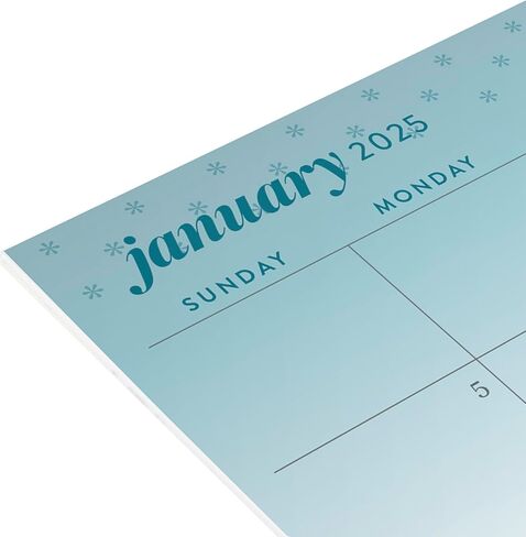 Erin Condren 2025 Monthly Calendar Sticky Notes | 12 Calendar Months with 3M Adhesive for Portable Planning | For Adding a Calendar Function to Any Notebook, Journal, Desk or Refrigerator in Saudi Arabia