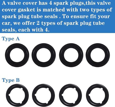 036-1524 12341-PR4-A00 for Acura Integra Valve Cover Gasket Seal 1.8L &Camshaft Plug B18A1 B18B1 B18 1990-2001;Honda CR-V Valve Cover Gasket 2.0L B20B4 B20Z2 B20 1997-2001; 12341PR4A00,0361524 VS50138 in Saudi Arabia