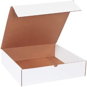 BOX USA BML16164 Literature Mailers, 16" x 16" x 4", White (Pack of 25)