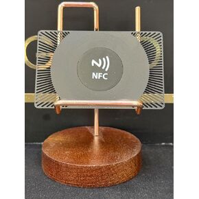 Metal NFC Business Card Digital Business Card - NTAG216 - Smart Card TAP Feature - 304 Stainless Steel - Ready To Engrave! (Mirror Gold), Small