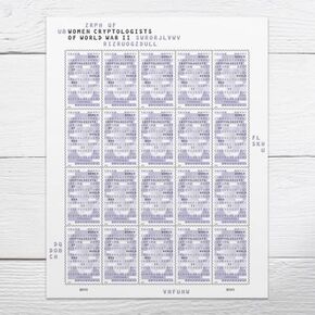 Women Cryptologists of World War II (Sheet of 20) Forever Postage Stamps Scott #5738