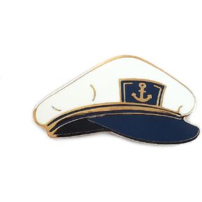 Captain's Hat Enamel Lapel Pin