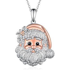 Christmas Necklaces for Women S925 Sterling Siver Christmas Gifts for Women Christmas Jewerly Gift for Women