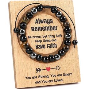 Unique Confirmation Bracelets for Men Birthday Gifts Encouragement Inspire Gift for Son Nephew Brothers Bracelet