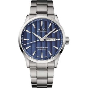 Mido Multifort Chronometer 1 - Swiss Automatic Watch for Men - Blue Dial - Case 42mm - M0384311104100