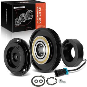 A-Premium Air Conditioner AC Compressor Clutch Kit Compatible with Freightliner Cascadia 2011-2017, Columbia 2015-2018 & Western Star 3700 2000-2001, 3800 1989-1997/1999-2001, 4700SB, 4700SF, 4900EX