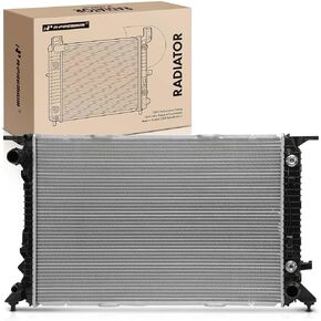 A-Premium Engine Coolant Radiator Assembly with Transmission Oil Cooler Compatible with Audi A4 Quattro 2009, A5 Quattro 2008-2009, Q5 2009-2017, S4 2010-2016, S5, SQ5 & Porsche Macan, 3.0L 3.2L