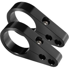 1.25 بوصة أسود فرامل مخلب خنق كابل خط المشبك المقود أو الإطار كابل خط المشبك كليب لمعظم هارلي ياماها، 2 قطعة in Kuwait