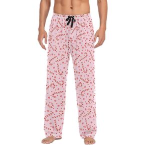 Fisyme Mens Pajama Pants Men's Pajama Bottoms Soft Sleep Lounge Pj Pants