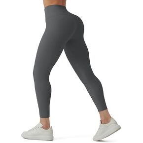 High Waisted Lounge Leggings 25"-No Front Seam Tummy Control Buttery Soft Yoga Pants Workout Leggings for Women
