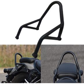 Short Sissy Bar Rear Passenger Backrest Compatible with Honda Rebel CMX 300 500 2017-2023