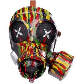 NUOBESTY Halloween Punk Gas Mask Halloween Costume Cosplay Props Steampunk Dress up Party Masquerade Mask Headwear Party Favor