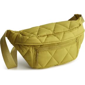 Vera Bradley Women's Nylon Portnoy Belt Bag, Golden Olive, One Size