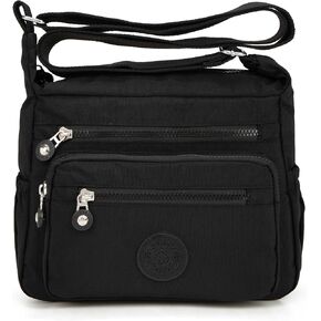 Crossbody Purses for Women Lightweight Shoulder Handbags Waterproof Nylon Travel Bag Ladies Pocketbooks