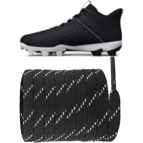 UamGlsob Flat Shoelaces for Under Armour Baseball Cleat Shoe, Athletic Long Strings Replacement Laces for Sneakers