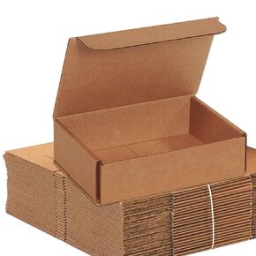 AVIDITI White Shipping Boxes 6" x 4" x 3" (25-Pack) Foldable & Crush-Proof | Corrugated Cardboard Mailing Boxes for Shipping, Mailers, Moving, Packing, Small Business, Ideal to Use as Gift Box