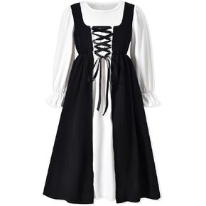 Girls Medieval Princess Dress Halloween Dresses