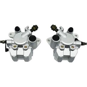 Carbman Front Brake Caliper Set for Yamaha YFM250 YFM350 YFM400 YFM450 YFM660 for Honda TRX250EX TRX300EX TRX400EX for Suzuki Vinson 500 Eiger 400 (Left + Right)