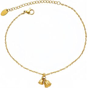 Ankle Bracelets for Women, Handmade Flower Anklets for Women Non Tarnish 14K Gold Dainty Chain Cute Jewelry Anklets for Women Beach Charm Presents