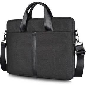 حقيبة كتف للكمبيوتر المحمول مقاس 17.3 بوصة لأجهزة الكمبيوتر المحمول HP 17.3 بوصة/بافيلون 17/Envy 17T/PROBOOK 17، وDell Inspiron 17، وIdeapad L340 17.3، و17.3 كمبيوتر محمول للألعاب، وحقيبة رفيعة وخفيفة الوزن للسفر، باللون الأسود in Kuwait