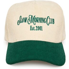 Funky Junque Two Tone Vintage Trucker Hats Men Women Corduroy Trendy Embroidered Baseball Cap Snapback Funny Gifts