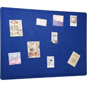 Large Felt Bulletin Board 48x36 in,Modern Frameless Pin Board for Room Decor Aesthetic,Foldable Photo Board,Office Decor Lightweight Vision Board, Corkboard Alternative